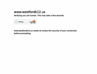 westfordk12.us screenshot