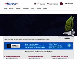 westgatecomputers.com screenshot