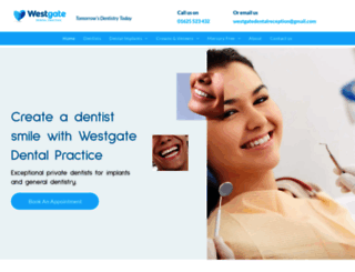 westgatedentalpractice.com screenshot