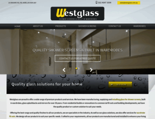 westglass.com.au screenshot