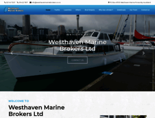 westhavenmarinebrokers.co.nz screenshot