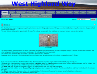 westhighland-way.co.uk screenshot