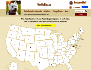 westie.rescueme.org screenshot