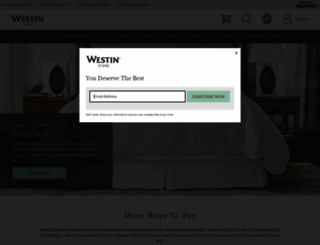 westin-hotelsathome.com screenshot