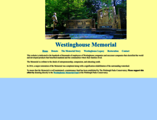 westinghousememorial.org screenshot