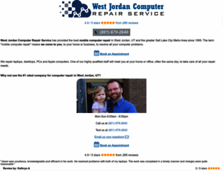 westjordancomputerrepair.com screenshot