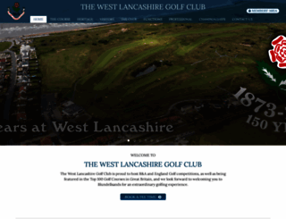 westlancashiregolf.co.uk screenshot