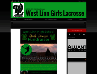 westlinngirlslax.com screenshot