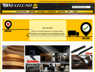 westlunddistributing.com screenshot