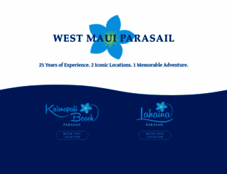 westmauiparasail.com screenshot
