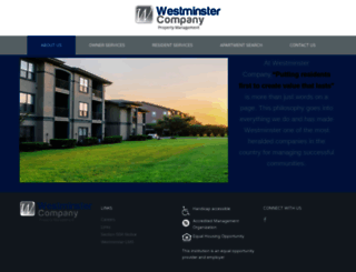 westminstercompany.com screenshot