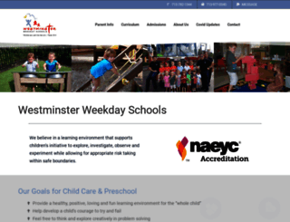 westminsterdayschool.com screenshot