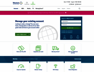 westnet.com.au screenshot