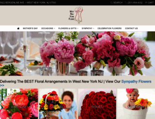 westnewyorkflorist.com screenshot