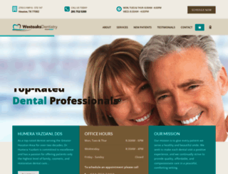 westoaksdentistry.com screenshot