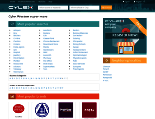 weston-super-mare.cylex-uk.co.uk screenshot