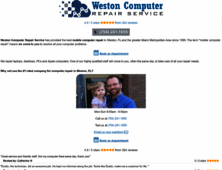 westoncomputerrepair.com screenshot