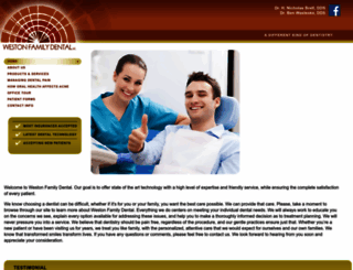 westondentalcare.com screenshot