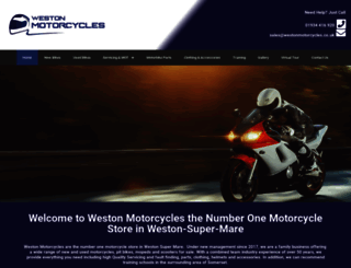westonmotorcycles.co.uk screenshot