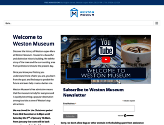 westonmuseum.org screenshot
