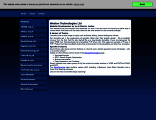 westontechnologies.co.uk screenshot