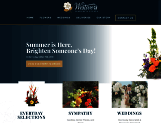 westoversflowers.com screenshot