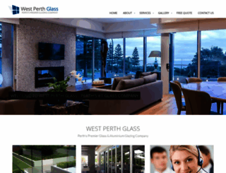 westperthglass.com.au screenshot
