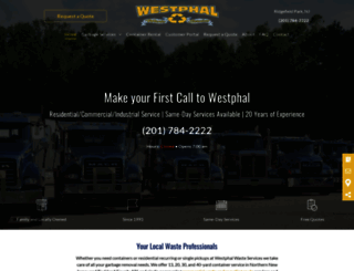 westphalwasteservices.com screenshot