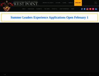 westpoint.edu screenshot