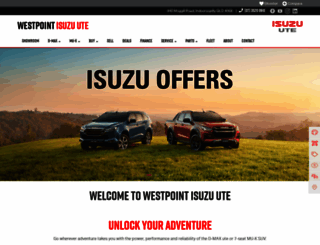 westpointisuzuute.com.au screenshot