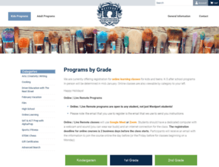 westportsummerschool.com screenshot