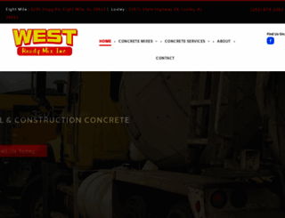 westreadymixmobile.com screenshot