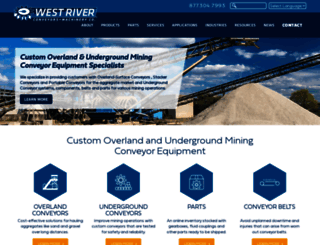 westriverconveyors.com screenshot