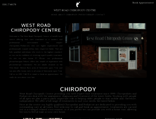 westroadchiropody.co.uk screenshot