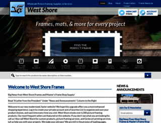 westshoreframes.com screenshot