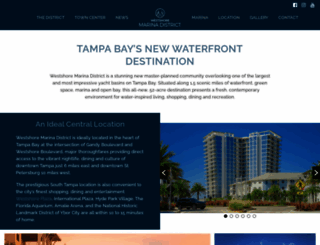 westshoremarinadistrict.com screenshot