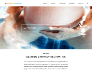 westsidebirthconnection.com screenshot