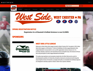 westsidelittleleague.org screenshot