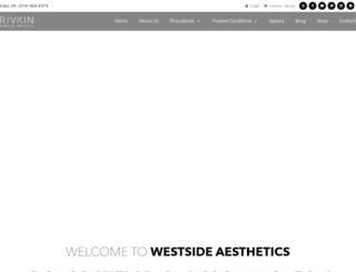 westsidemedicalspa.com screenshot