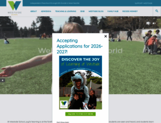 westsideschool.org screenshot