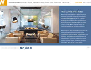 westsquareboston.com screenshot