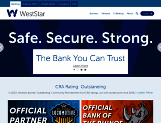 weststarbank.com screenshot