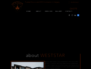 weststarwallsystems.ca screenshot