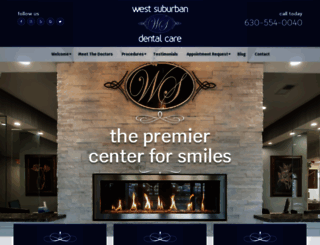 westsuburbandental.com screenshot