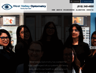 westvalleyoptometry.com screenshot