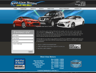 westviewmotorsinc.com screenshot