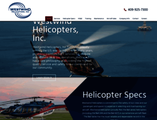 westwindhelicopters.com screenshot