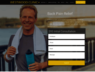 westwoodclinic.com screenshot