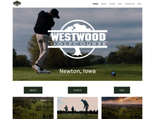 westwoodgolfcoursenewton.com screenshot