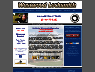 westwoodlocksmith.com screenshot